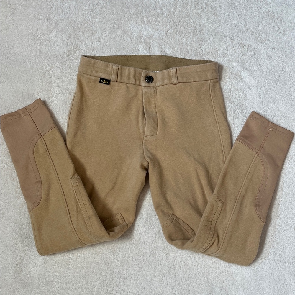 Saxon kids riding breeches pants size 8 perfect for schooling
